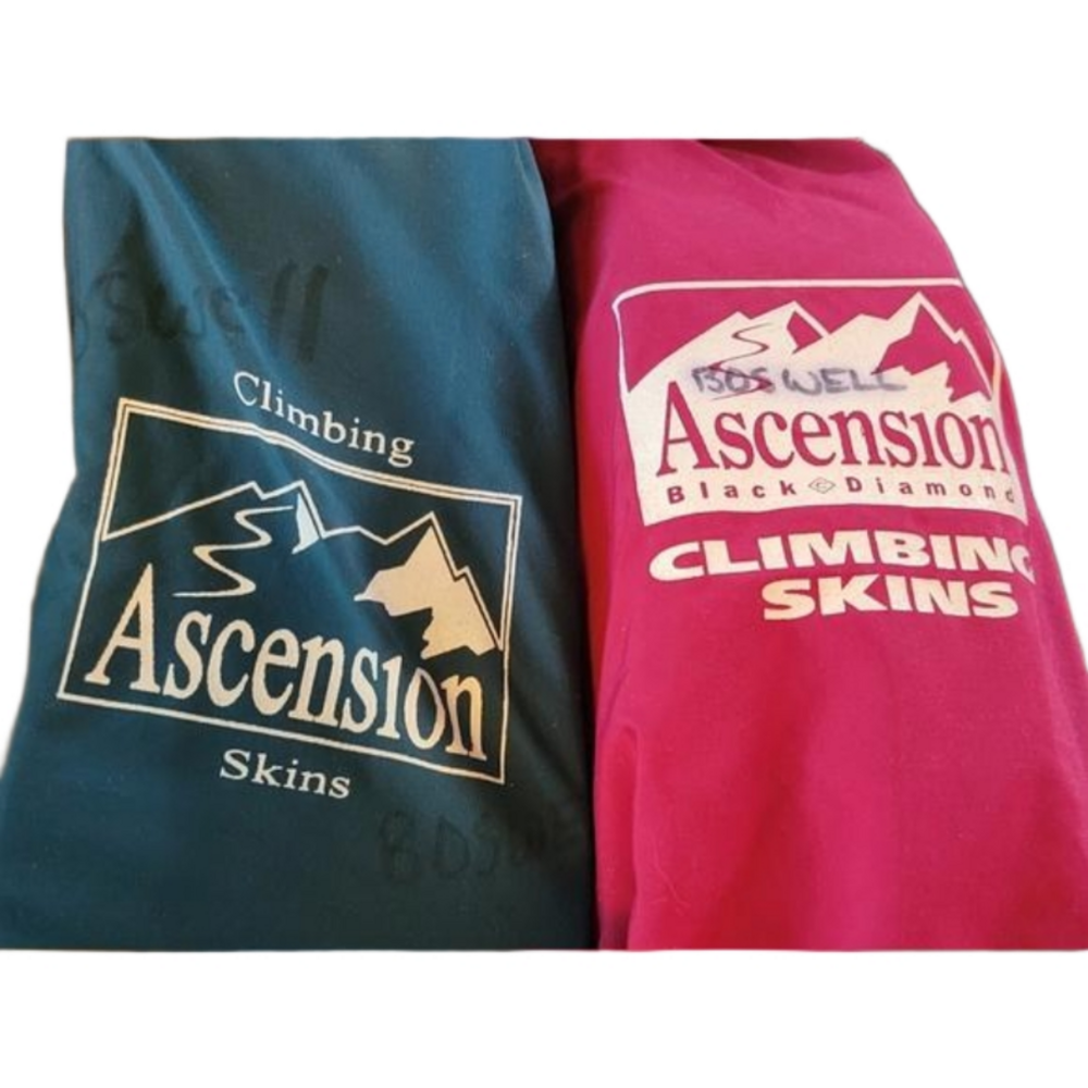 Ascension Climbing Skins, Ski uphill, 1 black Dimond, both purple